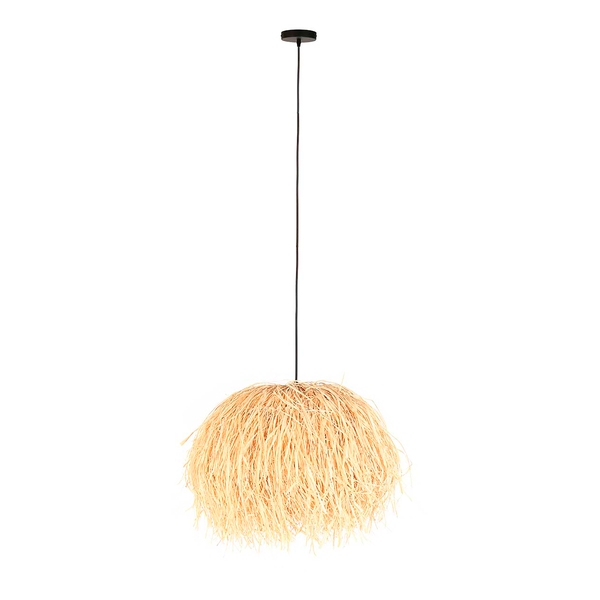 Pendelleuchte Grass - Beige - Pflanzenblatt - 53 x 150 x 53 cm