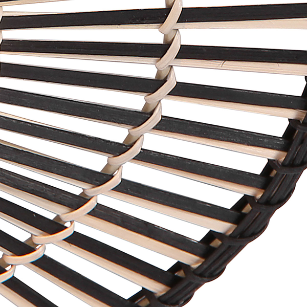 Deckenleuchte Aura - Schwarz - Acrylglas - 50 x 6 x 50 cm