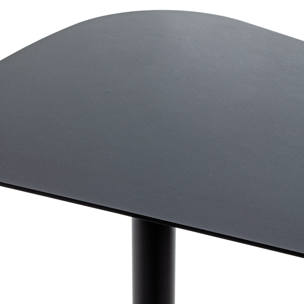 Beistelltisch Connor - Metall - Schwarz