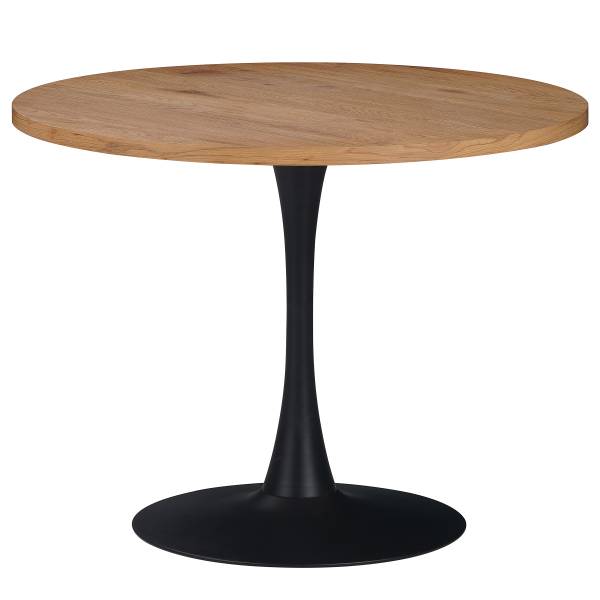Esstisch PATAGE - Eiche Dekor - Durchmesser: 100 cm
