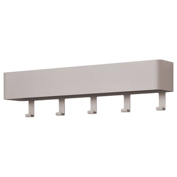 Garderobenleiste Cincoe - Metall - Taupe - Breite: 52 cm