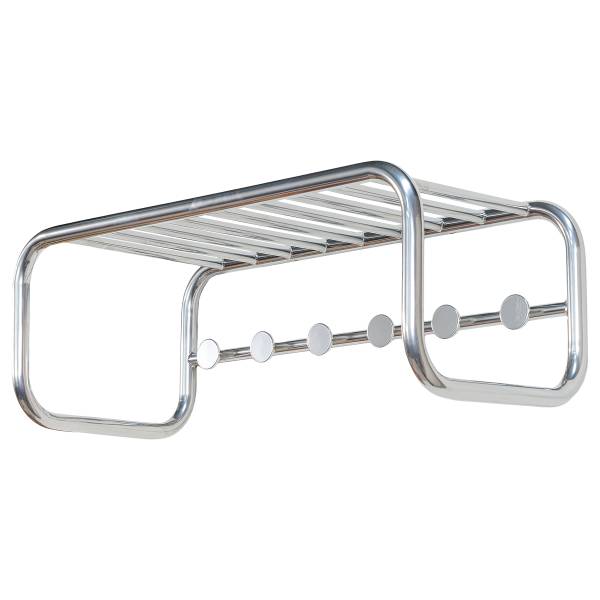 Wandgarderobe Coppin - Metall - Chrom