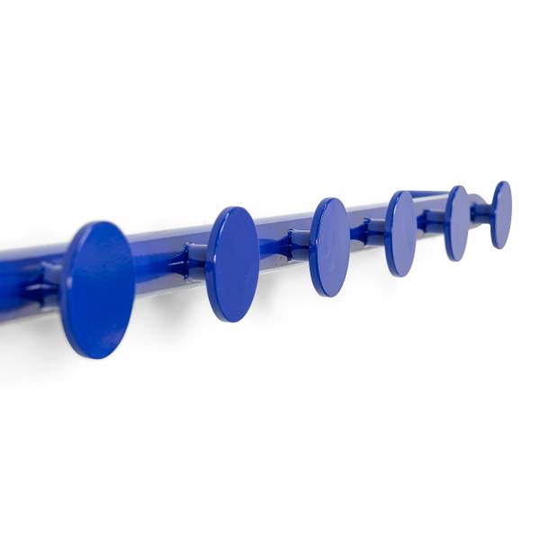 Garderobenleiste Retro - Metall - Blau