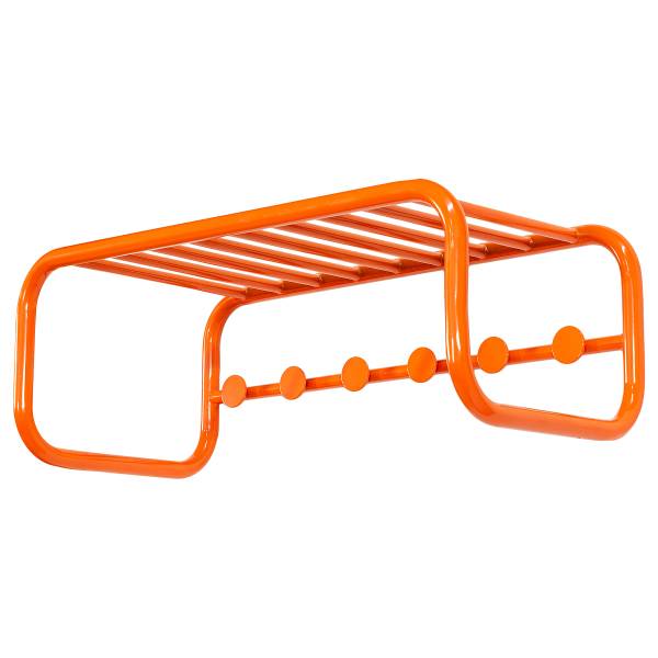 Wandgarderobe Coppin - Metall - Orange