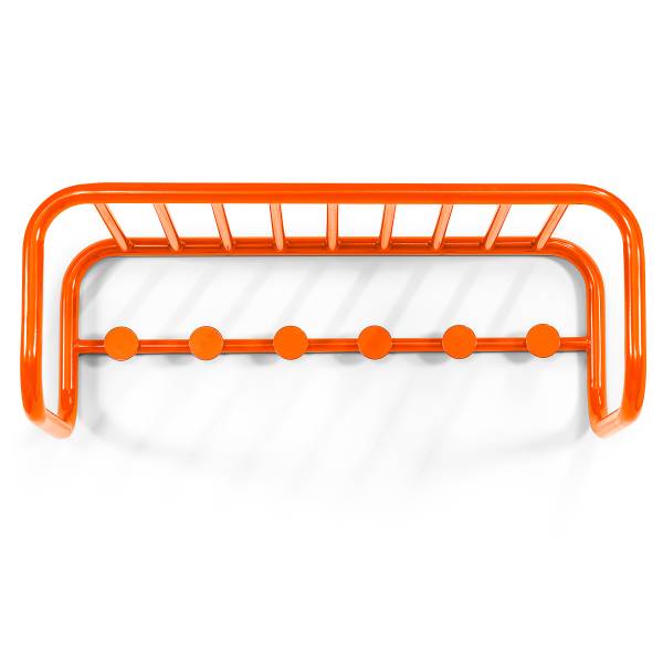 Wandgarderobe Coppin - Metall - Orange