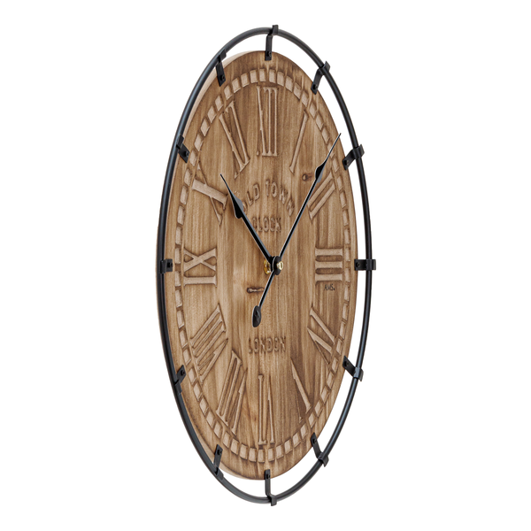 Wanduhr Maior - Multicolor - Eisen - 40 x 40 x 3 cm