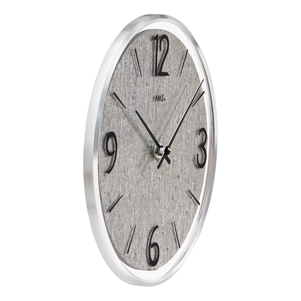Wanduhr Ajuda - Multicolor - Aluminium - Klarglas - 23 x 23 x 3 cm