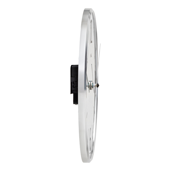 Wanduhr Ajuda - Multicolor - Aluminium - Klarglas - 23 x 23 x 3 cm