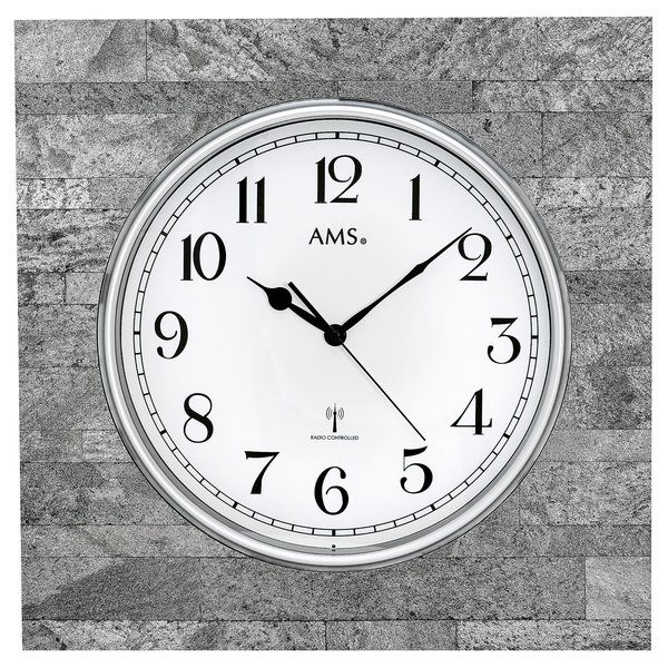 Funk-Wanduhr Oreda - Silber