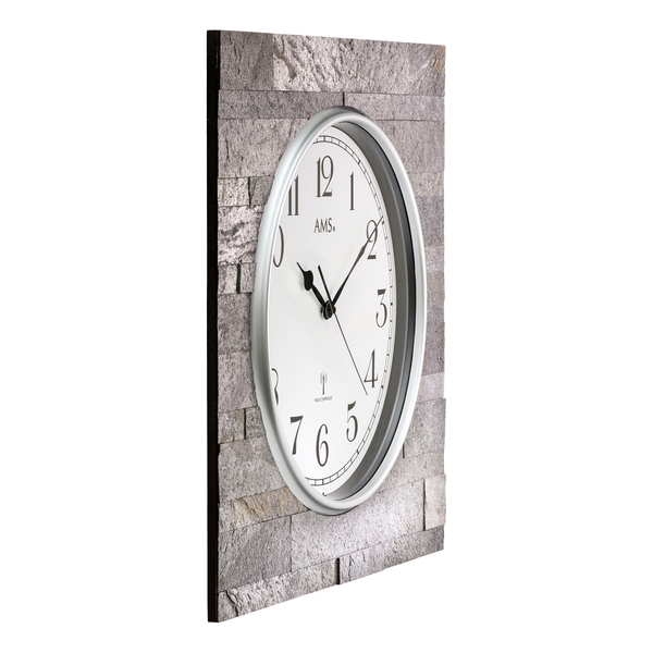 Funk-Wanduhr Oreda - Silber