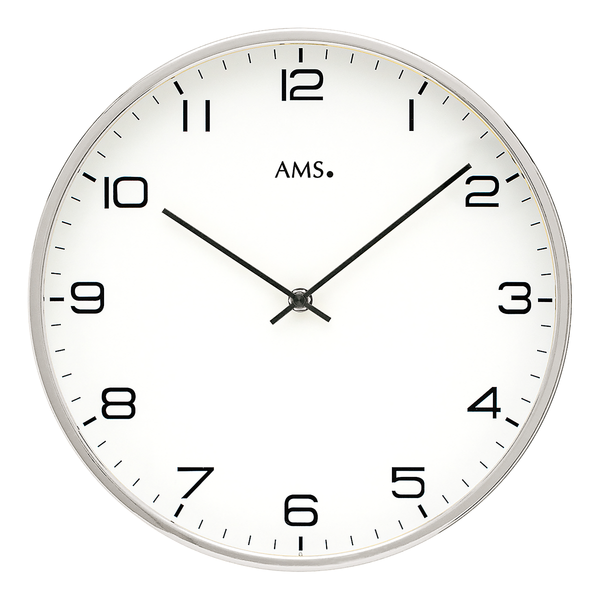 Wanduhr Joca - Silber