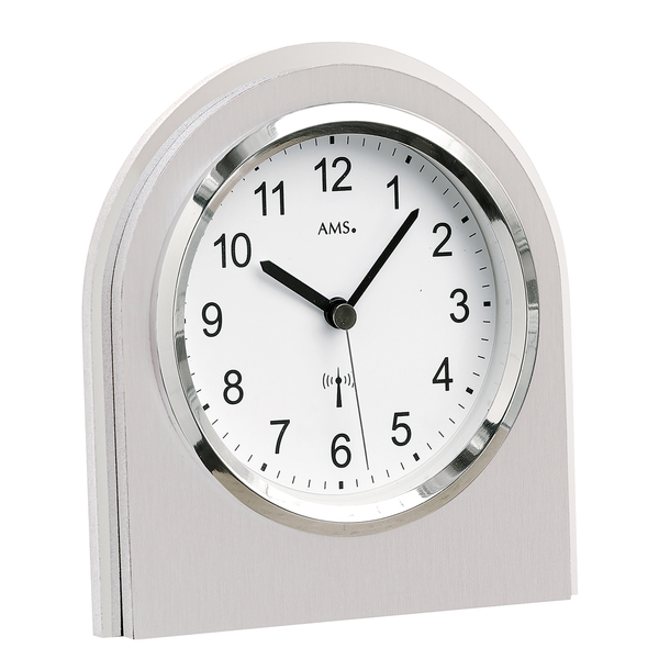 Funk-Uhr Lebu - Silber