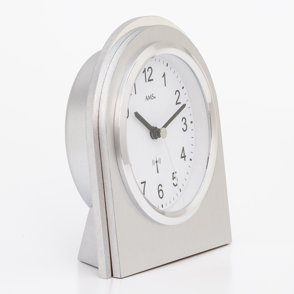 Funk-Uhr Lebu - Silber