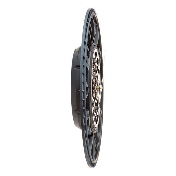 Wanduhr Canas - Grau - Polypropylen - 39 x 39 x 6 cm