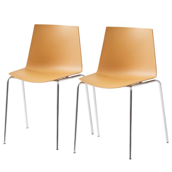 Esszimmerstuhl VESTAD 2er-Set - Senfgelb