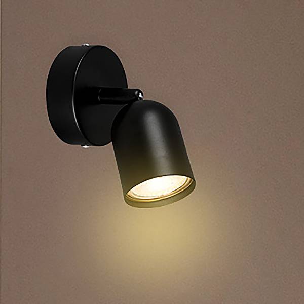 Wandleuchte Spot - Schwarz
