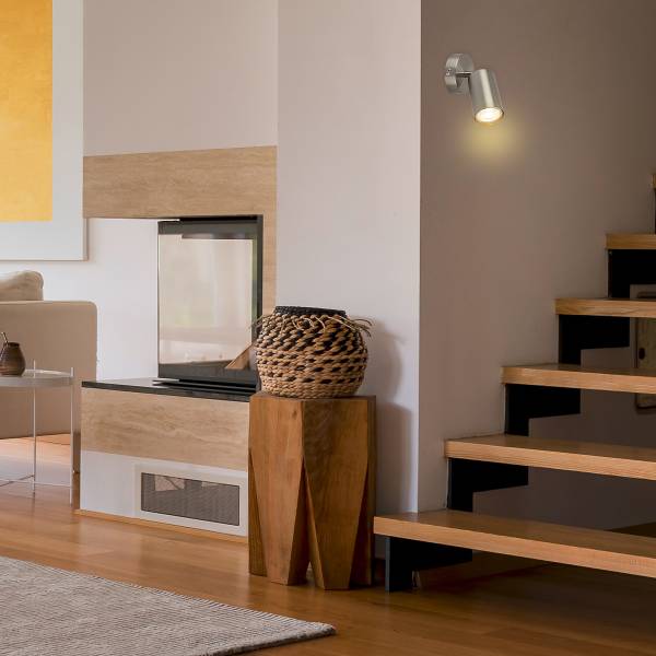 LED Wandleuchte Spot Tib - Silber