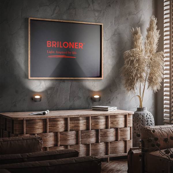 LED Akku Wandleuchte Tari - Schwarz