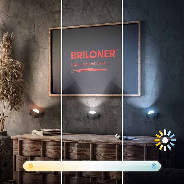 LED Akku Wandleuchte Tari - Schwarz