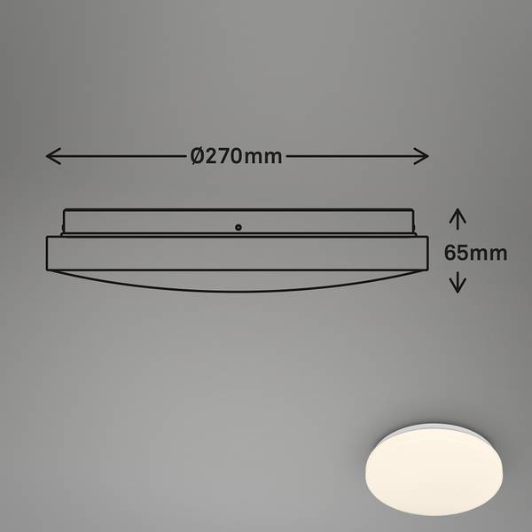 LED Deckenleuchte Walk - Durchmesser: 27 cm
