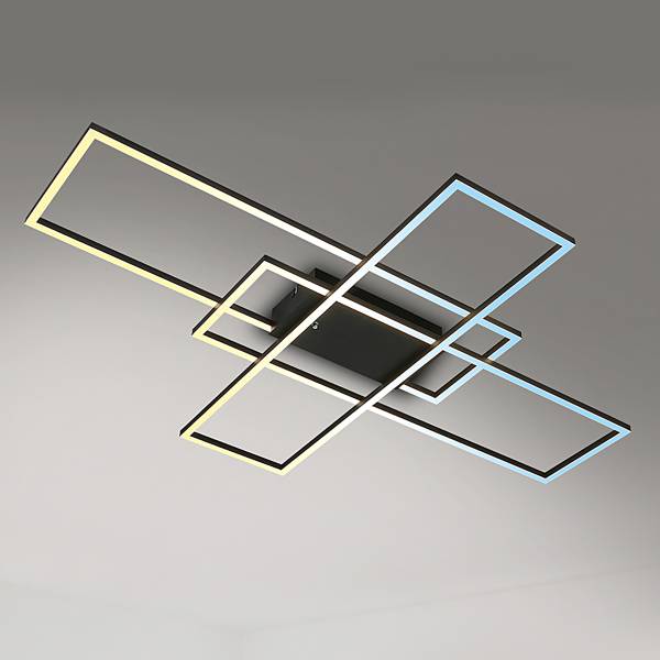 Wand- und Deckenleuchte Roami - Schwarz
