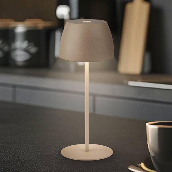 LED Akku Tischleuchte Serina Mini Typ A - Beige