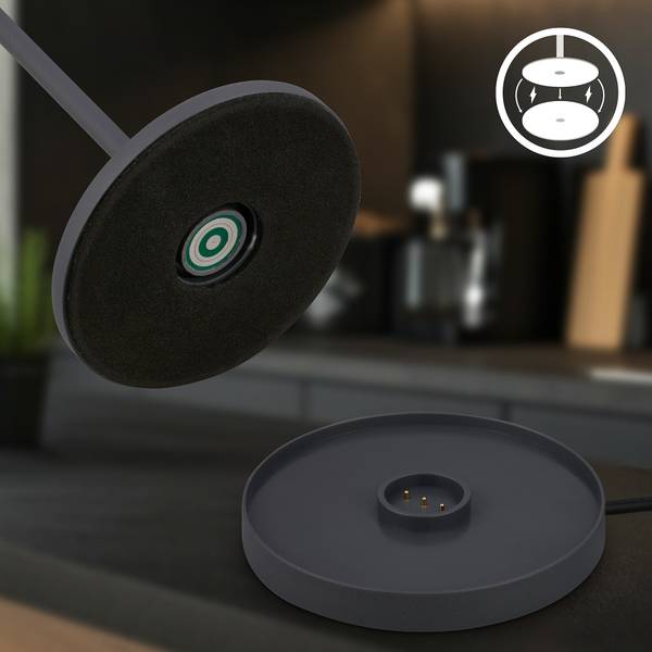 LED Akku Tischleuchte Serina Mini Typ B - Grau