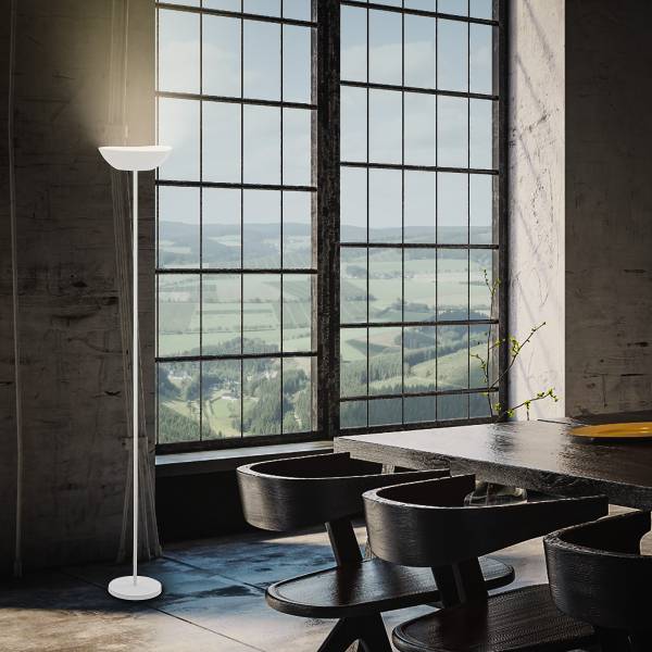 LED Deckenfluter Estate - Weiß