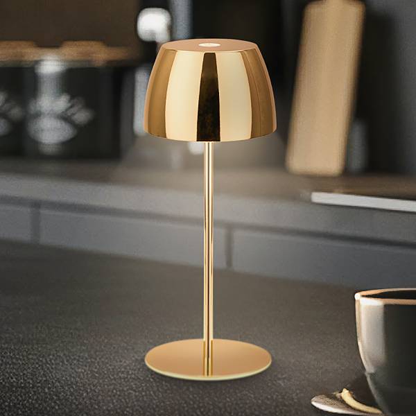 LED Akku Tischleuchte Serina Mini Typ A - Gold