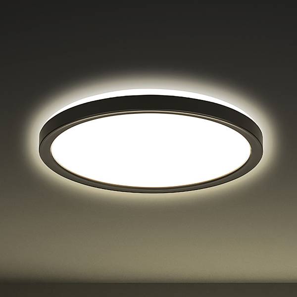 LED Deckenleuchte Tava Typ A - Schwarz - 0 x 3 x 0 cm