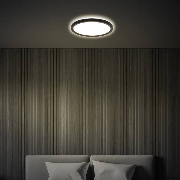 LED Deckenleuchte Tava Typ A - Schwarz - 0 x 3 x 0 cm