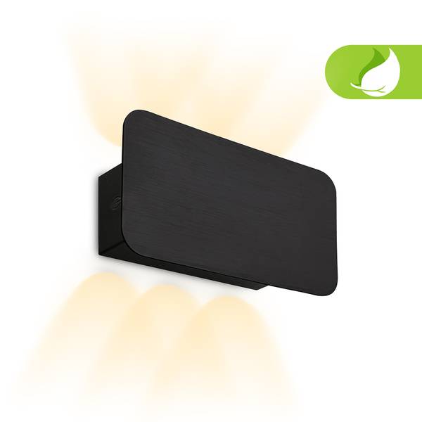 LED Akku Wandleuchte Meluna - Schwarz