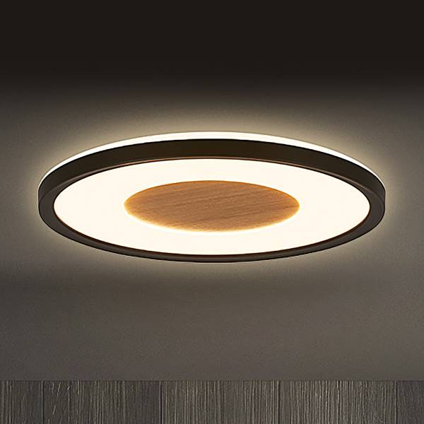 LED Deckenleuchte Sufit - Schwarz - Polypropylen - 0 x 3 x 0 cm