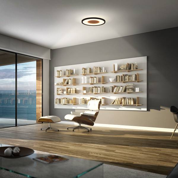 LED Deckenleuchte Sufit - Schwarz - Polypropylen - 0 x 3 x 0 cm