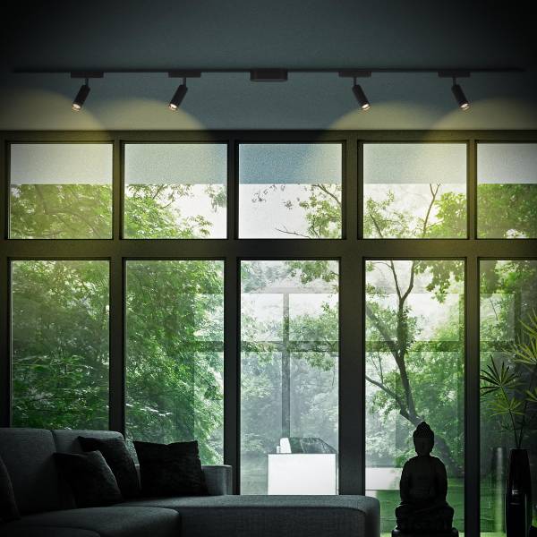 LED Schienensystem Luxtrail Starterset - Schwarz