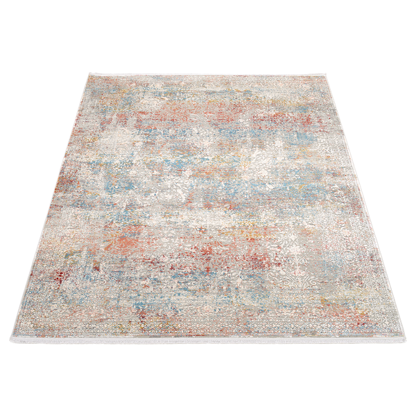 Kurzflorteppich Auroras Elegance - Mischgewebe - Multicolor - 80 x 150 cm