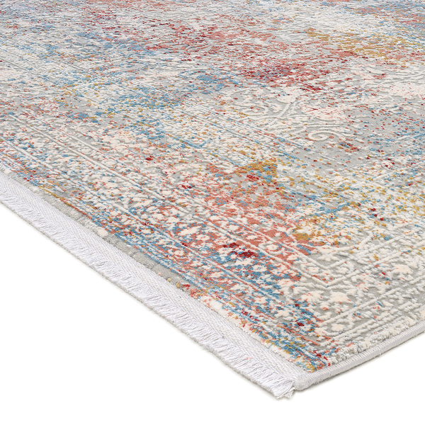Kurzflorteppich Auroras Elegance - Mischgewebe - Multicolor - 80 x 150 cm