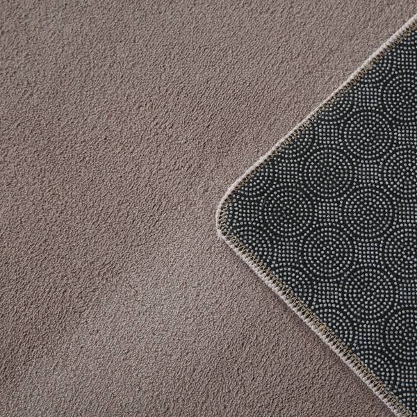 Kurzflorteppich Sky - Polyester - Beige - 80 x 150 cm