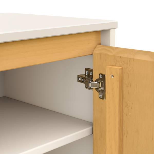 Massiver Waschbeckenunterschrank CAVA - Pinie massiv - Beige / Pinie Natur