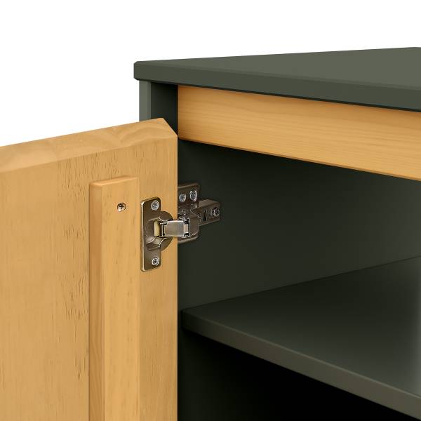Waschbeckenunterschrank STADY - Pinie massiv - Graugrün