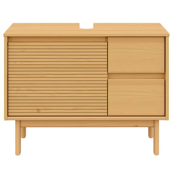 Waschbeckenunterschrank STADY - Pinie massiv - Pinie Natur