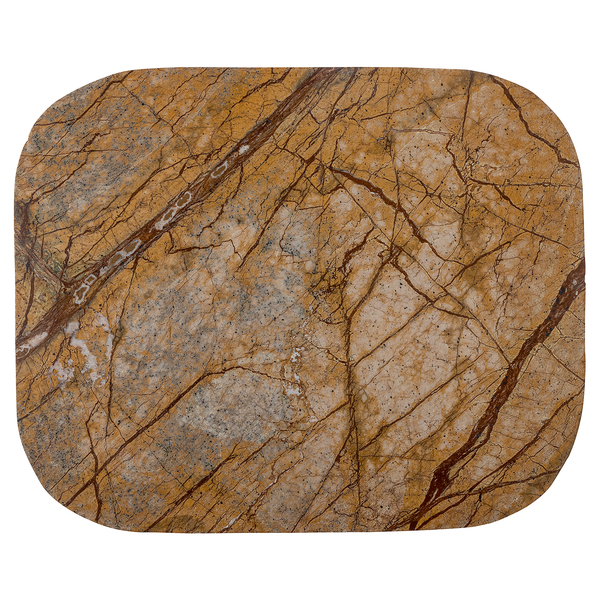 Servierbrett Deborah - Marmor - Braun