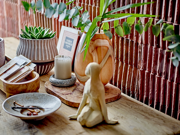 Servierbrett Deborah - Marmor - Braun