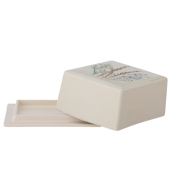 Butterdose Bea - Steingut - Natur