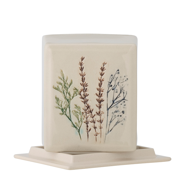Butterdose Bea - Steingut - Natur