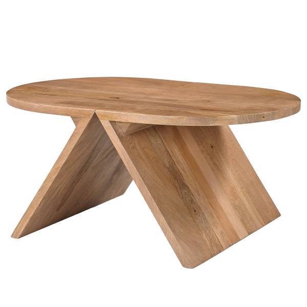 Massiver Couchtisch Babio - Mango