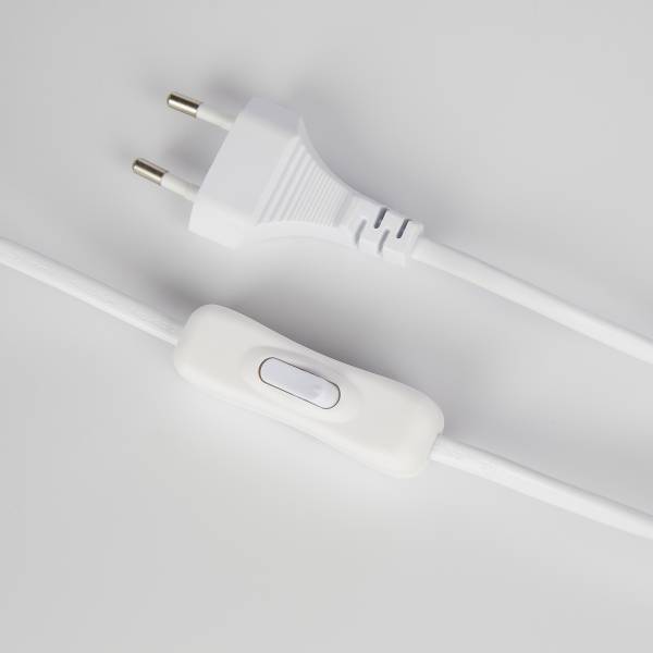 Tischlampe TOPEE - Eisen - 1 flammig - Weiß - Weiß