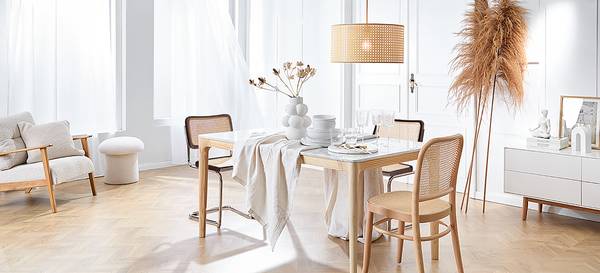 Freischwinger HOLM 2er-Set - Walnuss - Chrom glänzend