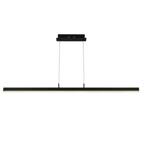 Pendelleuchte Tribeca - Schwarz - Aluminium - Stahl - Polycarbonat - 8 x 7 x 119 cm