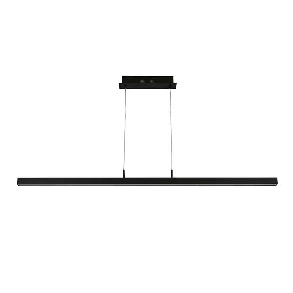 Pendelleuchte Tribeca - Schwarz - Aluminium - Stahl - Polycarbonat - 8 x 7 x 119 cm